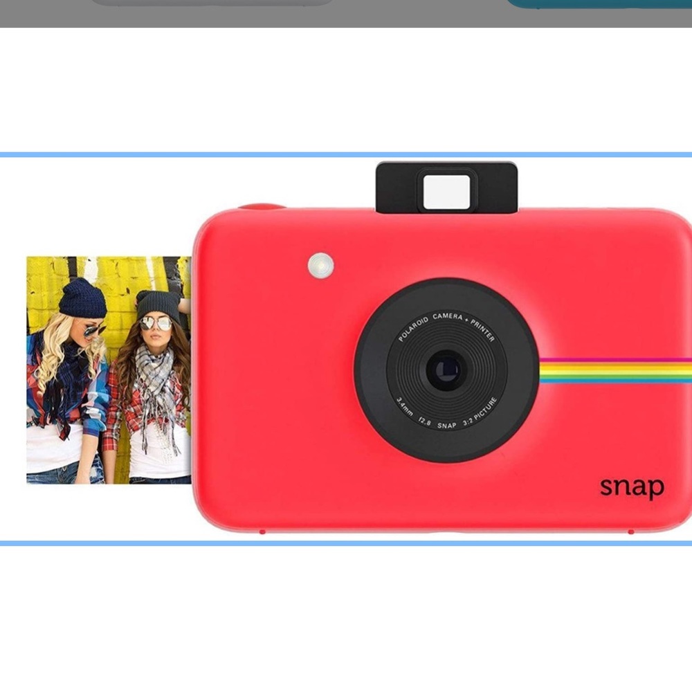 Zink Polaroid Snap Instant Digital Camera (Red)